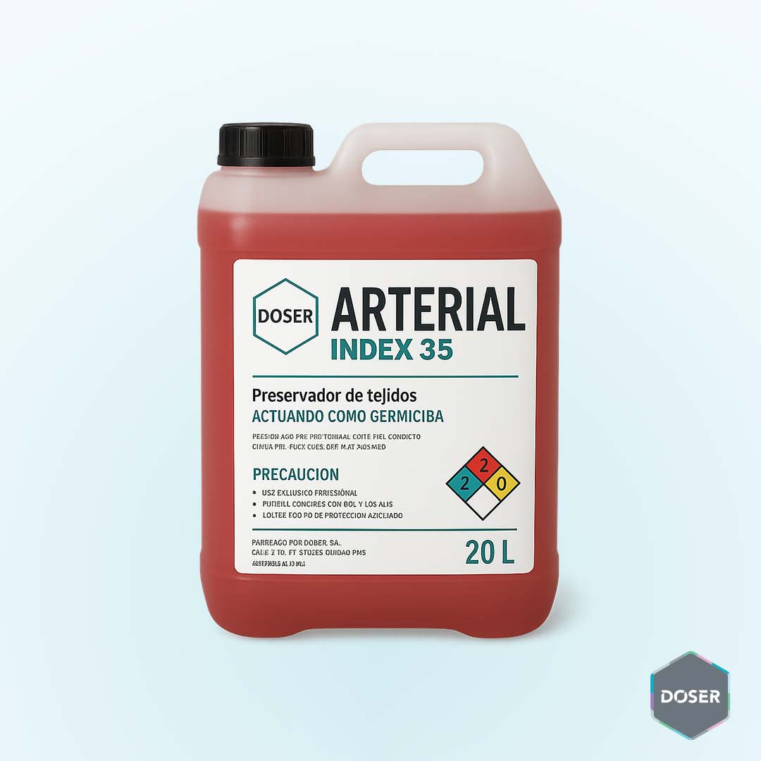 Arterial Index 35: Germicida y Conservante de Tejido en un Solo Producto Arterial Index 35: Germicida y Conservante de Tejido en un Solo Producto